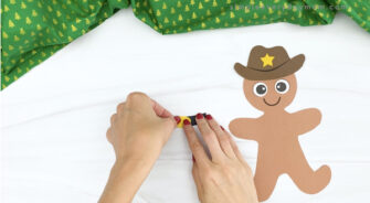 Gingerbread Cowboy Craft For Kids [Free Template]