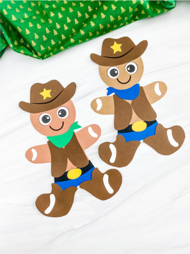 Gingerbread Cowboy Craft For Kids [Free Template] Story