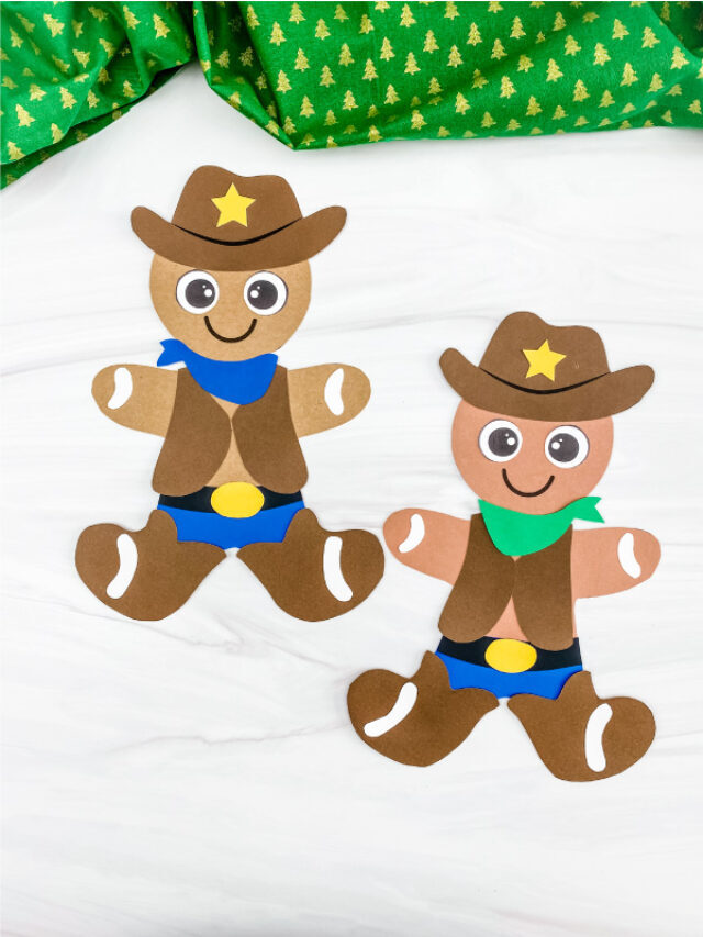 Gingerbread Cowboy Craft For Kids [Free Template] Story