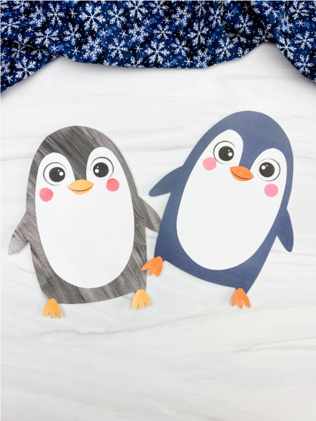 Penguin Printable Craft For Kids [Free Template] Story