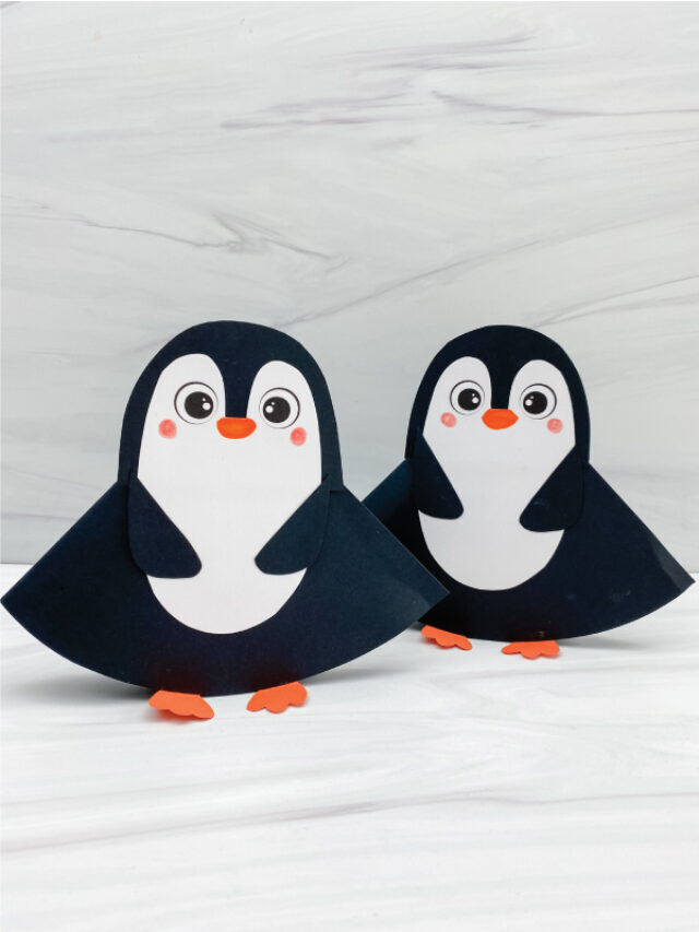 Rocking Penguin Craft For Kids [Free Template] Story