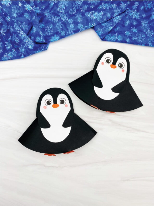 Rocking Penguin Craft For Kids [Free Template] Story