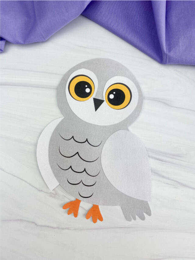 Snowy Owl Printable Craft For Kids [Freebie] Story
