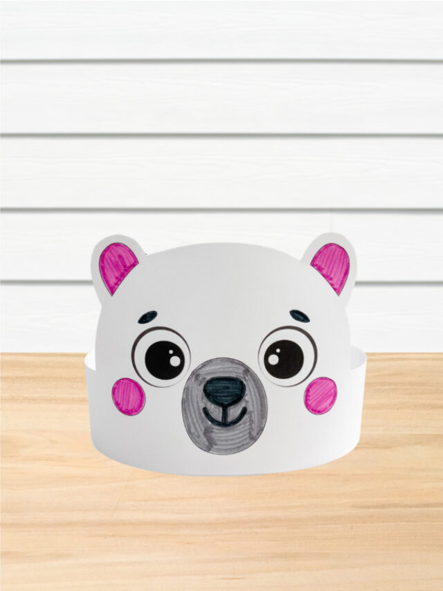 polar bear headband