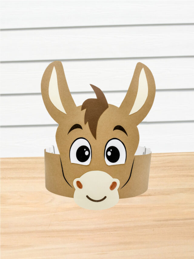 donkey headband craft