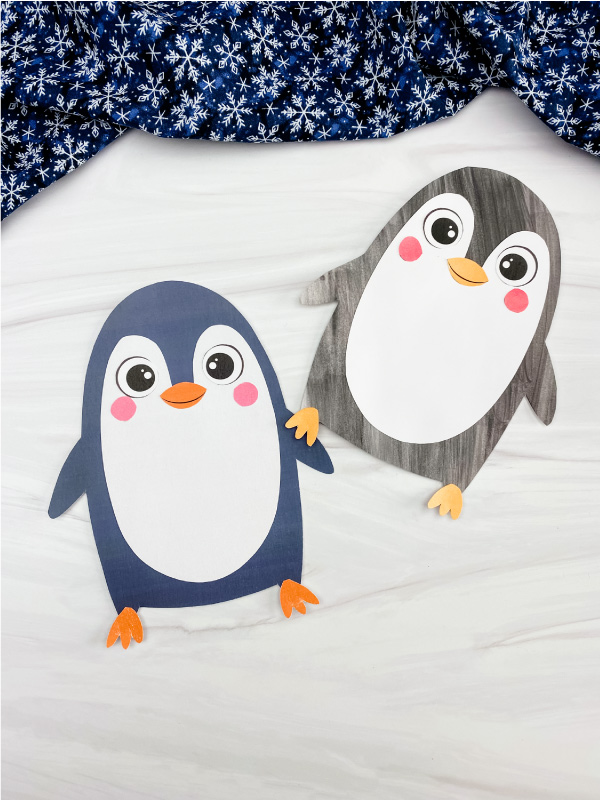 2 printable penguin crafts
