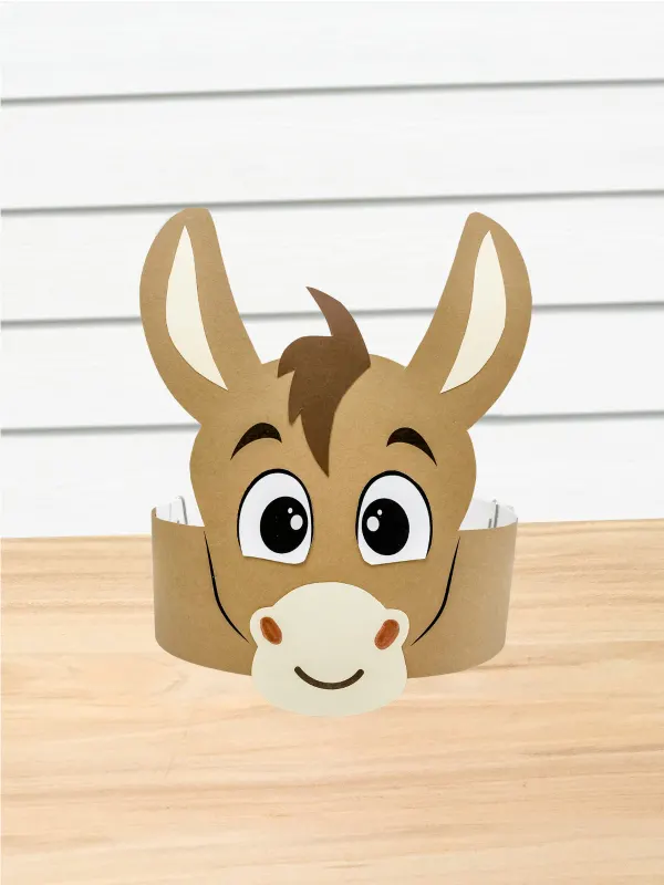 donkey headband craft