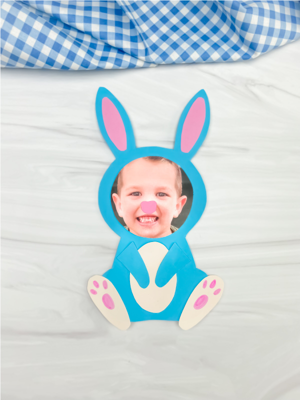 Easter bunny photo craft