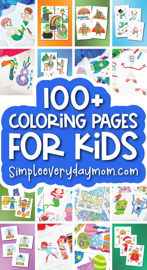 100+ Printable Coloring Pages For Kids - Simple Everyday Mom®