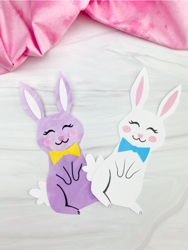 Printable Easter Bunny Craft For Kids [Free Template] Story
