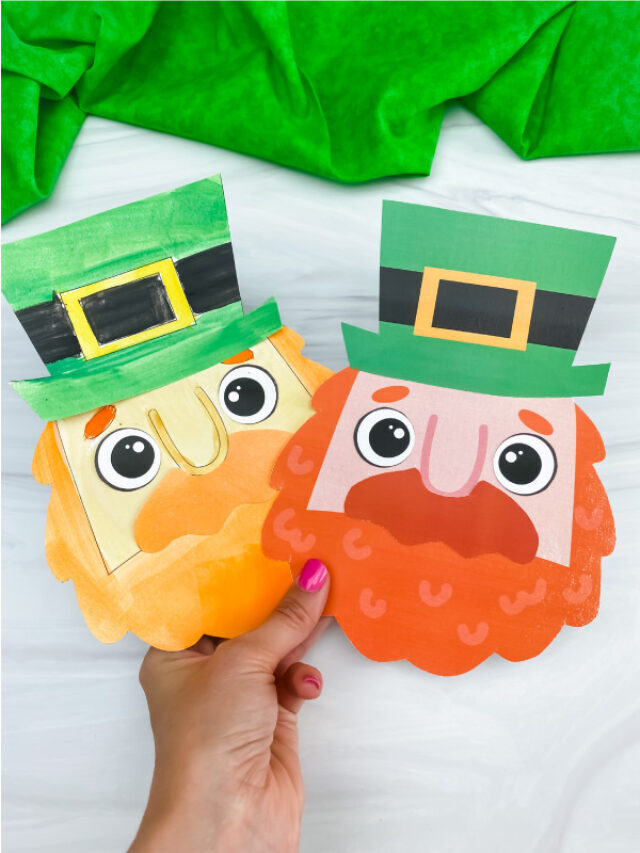 Leprechaun Cut And Paste Craft For Kids [Free Template] Story