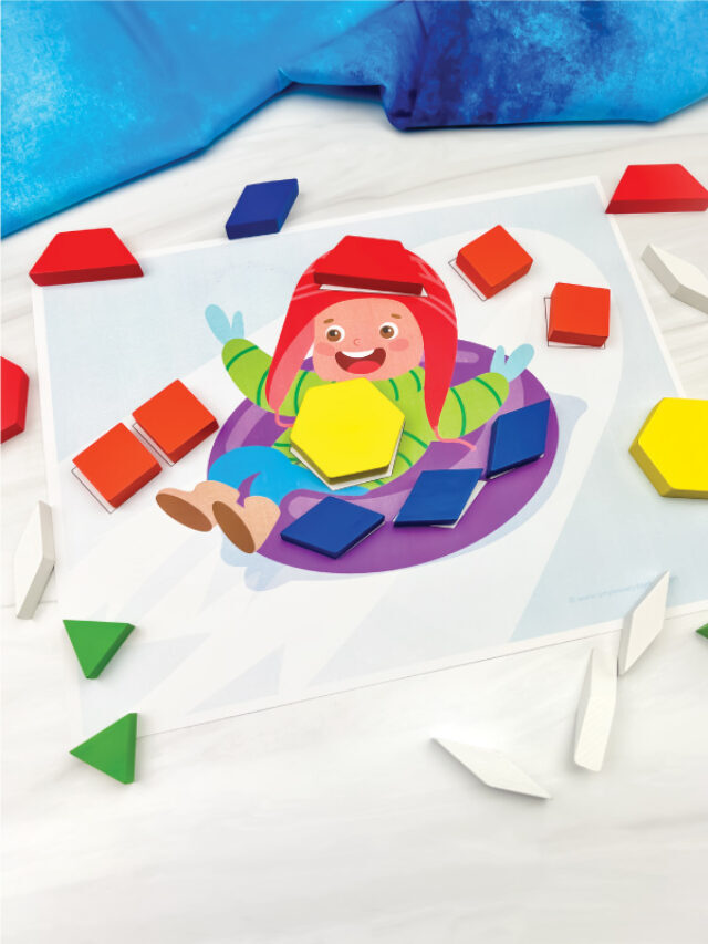 7 Fun Winter Pattern Block Mats For Kids Story