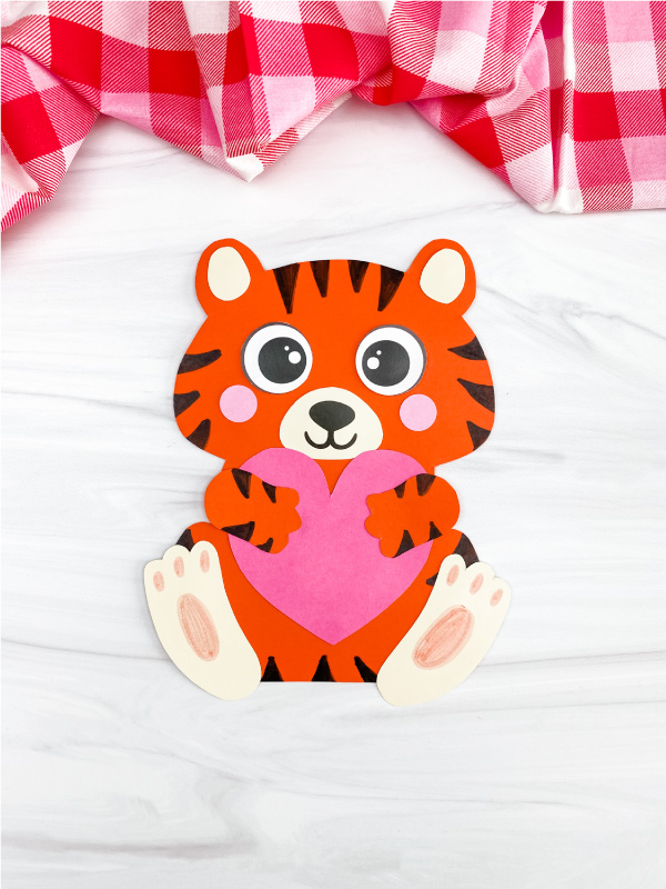 tiger Valentine craft