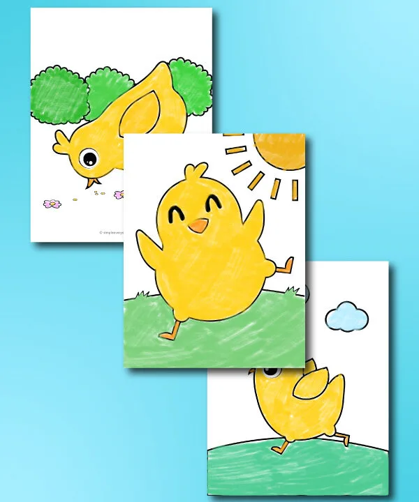 chick coloring pages