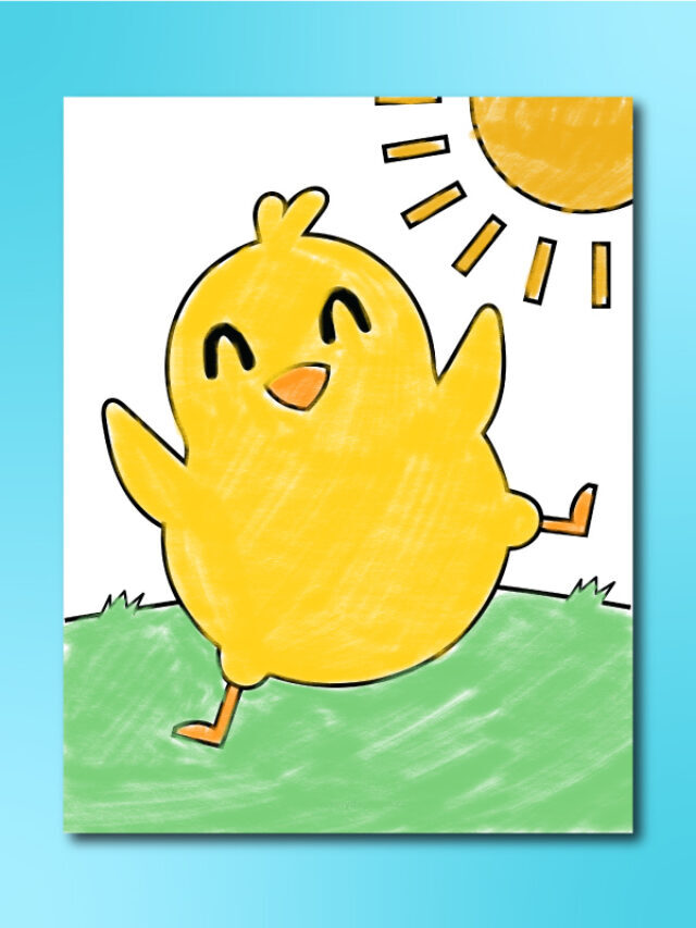Chick Coloring Pages For Kids [Free Printable] Story