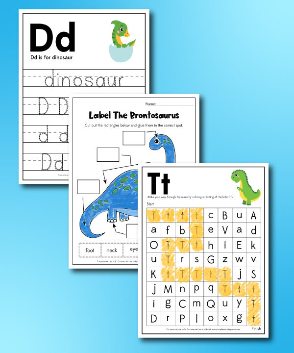 dinosaur worksheets