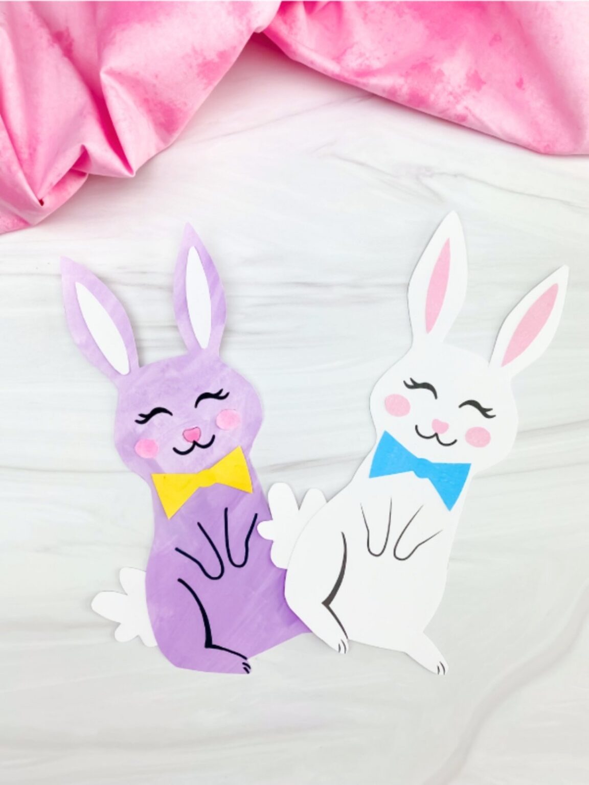 Printable Easter Bunny Craft For Kids [Free Template]