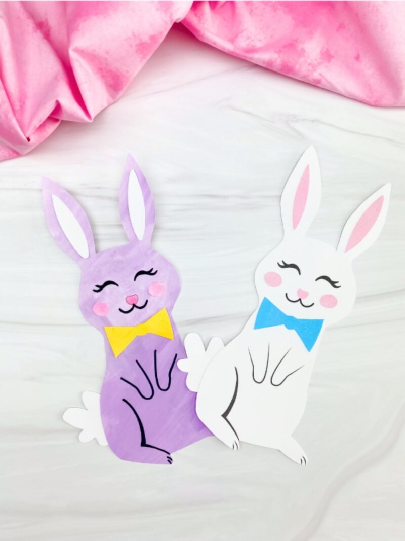 Printable Easter Bunny Craft For Kids [Free Template]