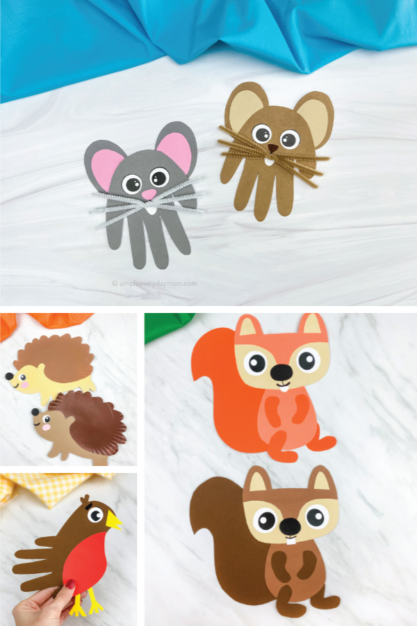 animal crafts image collage