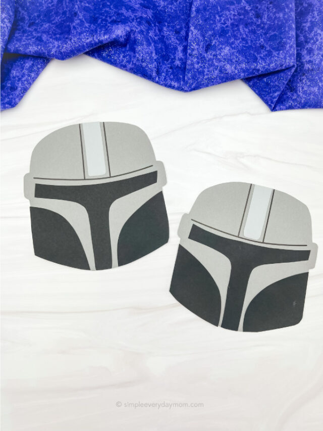 Mandalorian Papercraft For Kids [Free Template] Story