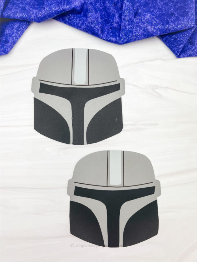 Mandalorian Papercraft For Kids [Free Template] Story