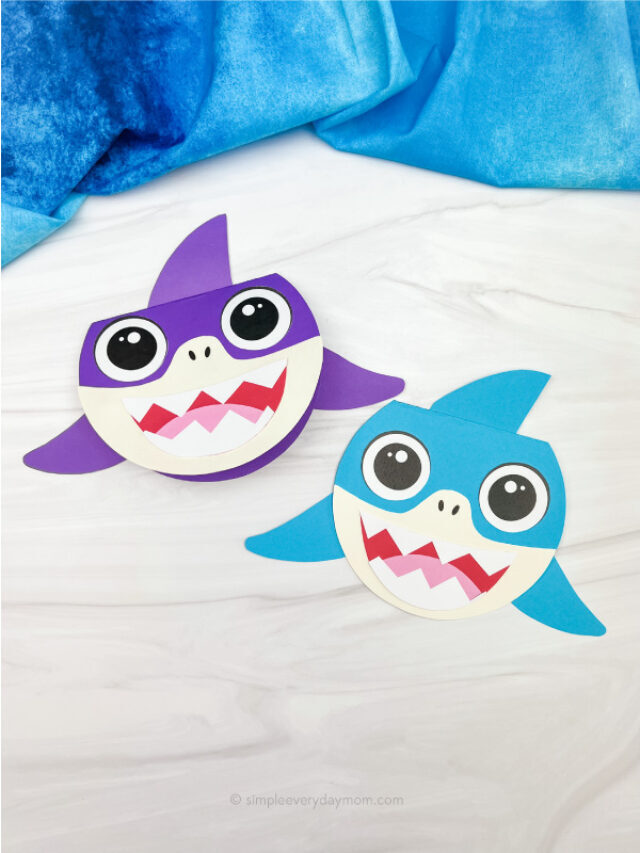 Shark Mother’s Day Card Craft For Kids [Free Template] Story