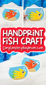 Fish Handprint Craft For Kids [Free Template]