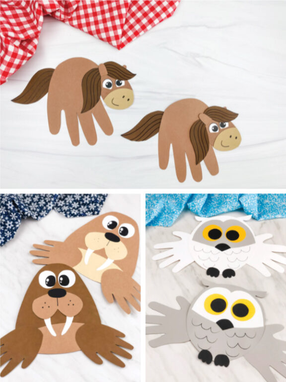 53 Fun Handprint Crafts For Kids [Free Templates] - Simple Everyday Mom