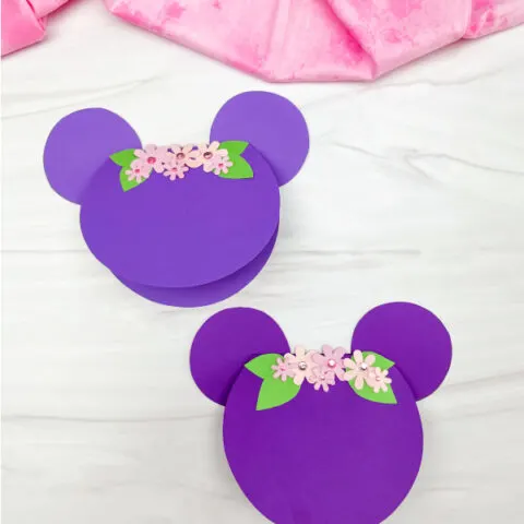 Two mickey card crafts