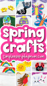 39 Cool Spring Crafts For Kids [With Printable Templates]