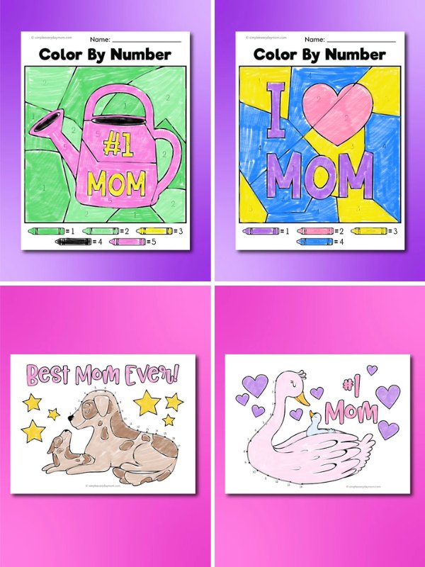 Collage image of Mothers' Day Activities 