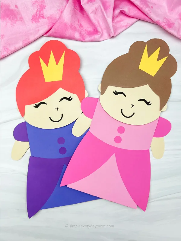 2 paper bag princess crafts