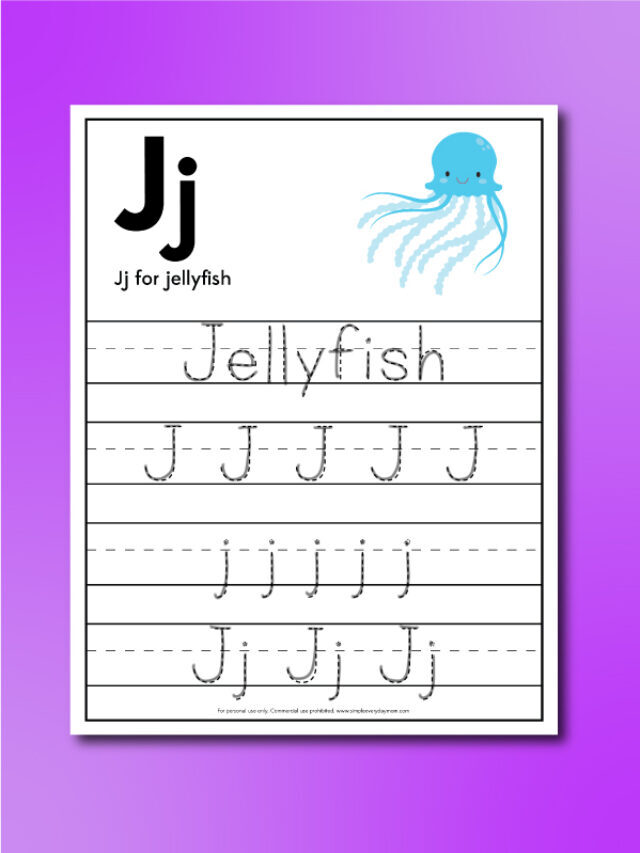 Jellyfish Worksheets For Kids [Freebie] Story