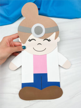 Doctor Popsicle Stick Puppet Printable