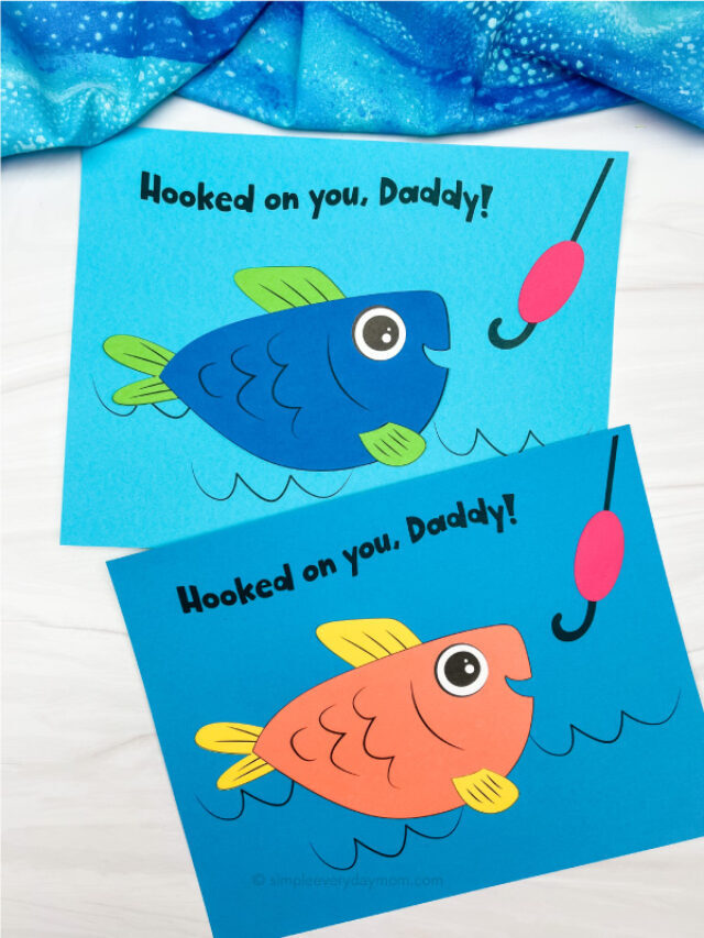 Hooked On Daddy Craft For Kids [Free Template] Story