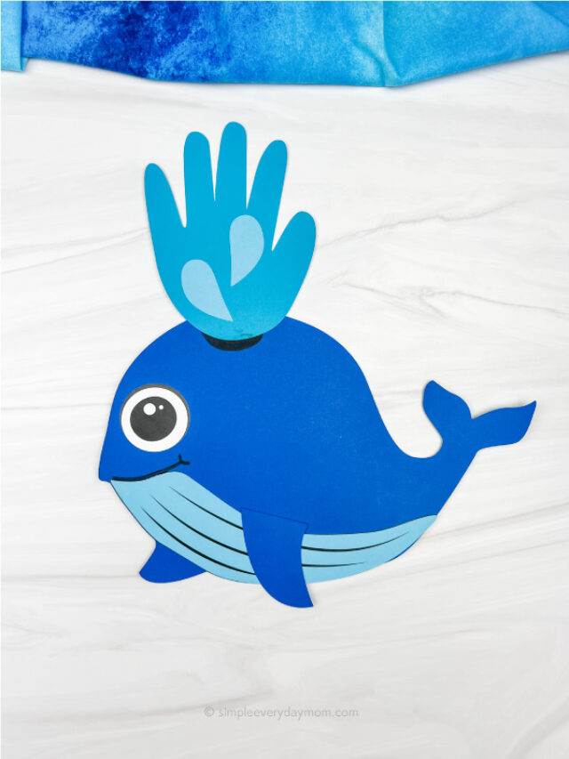 whale handprint craft