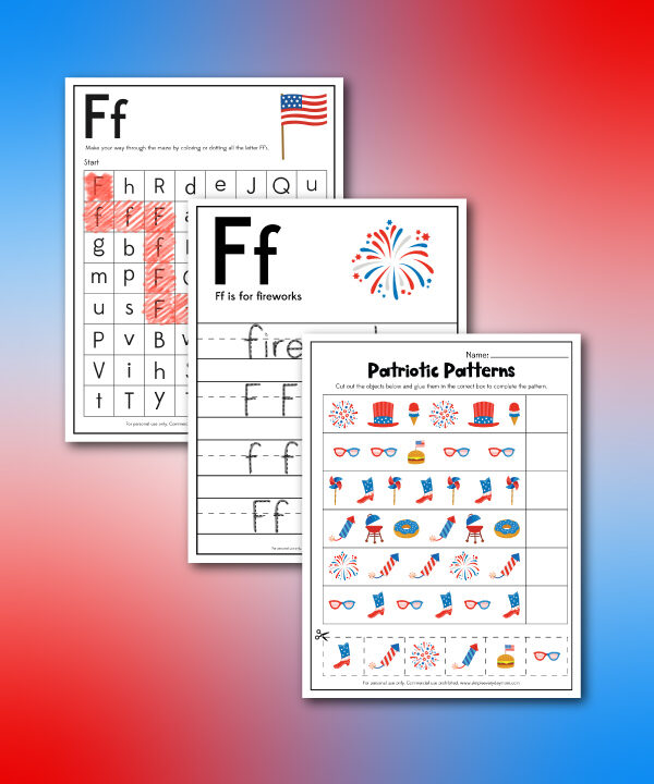 4th of July worksheets