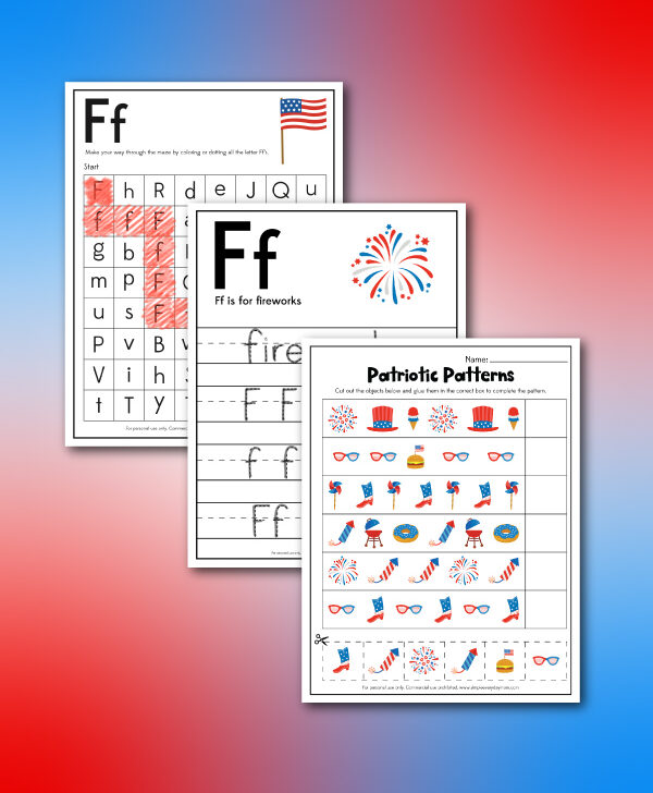 4th of July worksheets