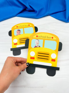 Photo Bus Craft For Kids [Free Template]