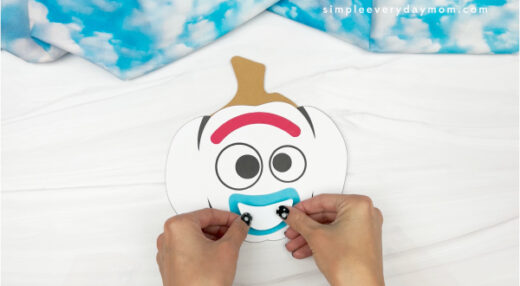Forky Pumpkin Craft For Kids [Free Template]