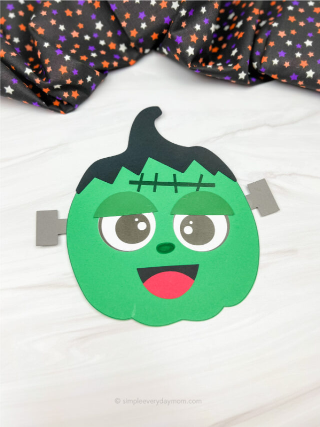 Frankenstein pumpkin craft