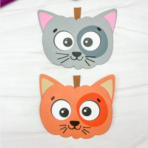 2 cat pumpkin crafts
