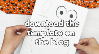 Mummy Pumpkin Craft For Kids [Free Template]
