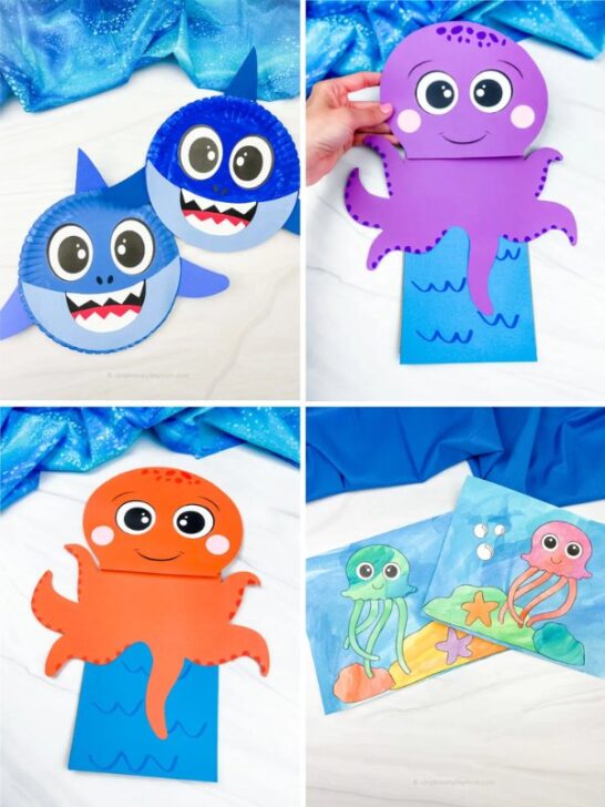 Shark Suncatcher Craft For Kids [Free Template]
