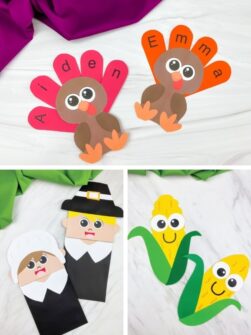 Popcorn Turkey Disguise Craft For Kids [Free Template]