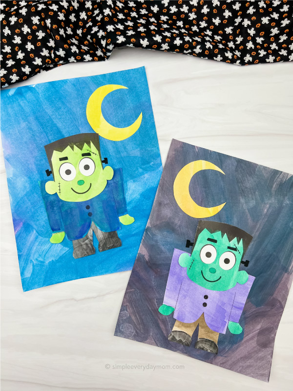 two Frankenstein art projects