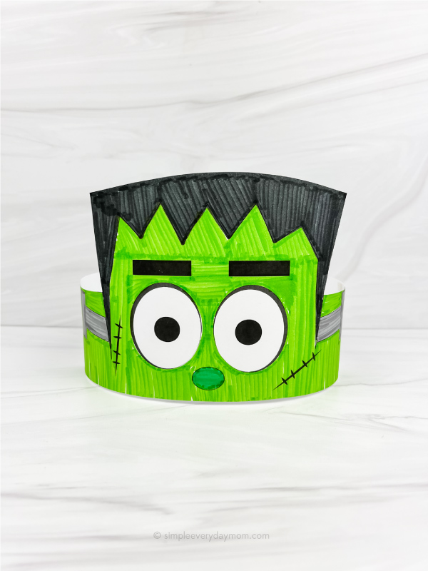 Frankenstein headband craft