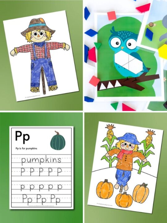 Handprint Acorn Craft For Kids [Free Template]