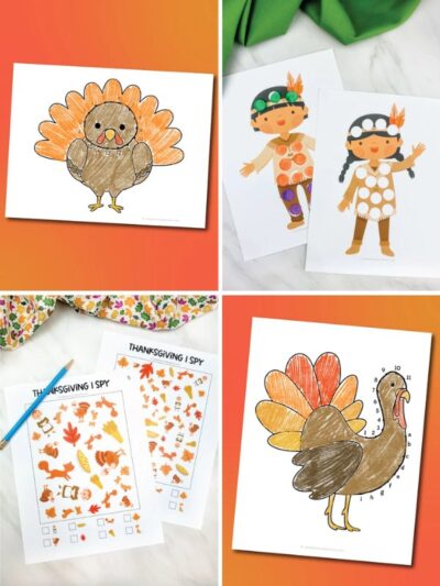 Popcorn Turkey Disguise Craft For Kids [Free Template]