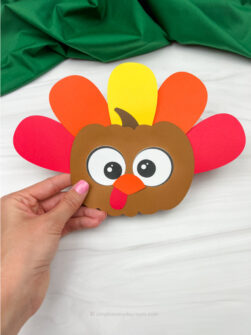 Pumpkin Turkey Craft For Kids [Free Template]